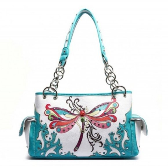 Western 'Dragonfly' Shoulder Handbag - Picture 5 of 7